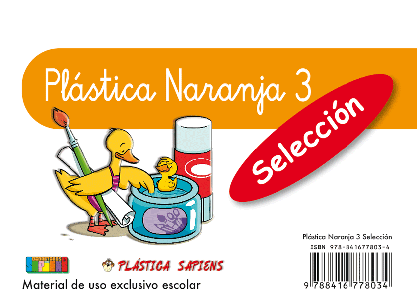 Plástica Naranja 3 - Selección ISBN 978-84-16778-03-4