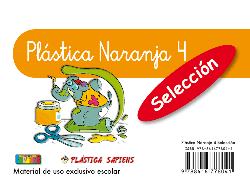 Plástica Naranja 4 - Selección ISBN 978-84-16778-04-1