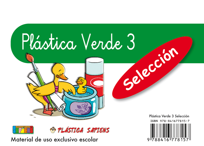 Plástica Verde 3 - Selección ISBN 978-84-16778-15-7