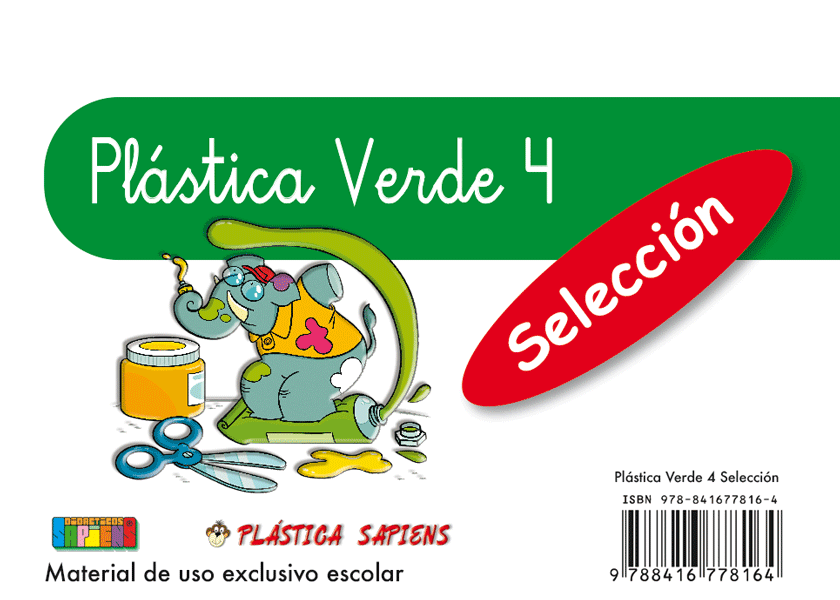 Plástica Verde 4 - Selección ISBN 978-84-16778-16-4